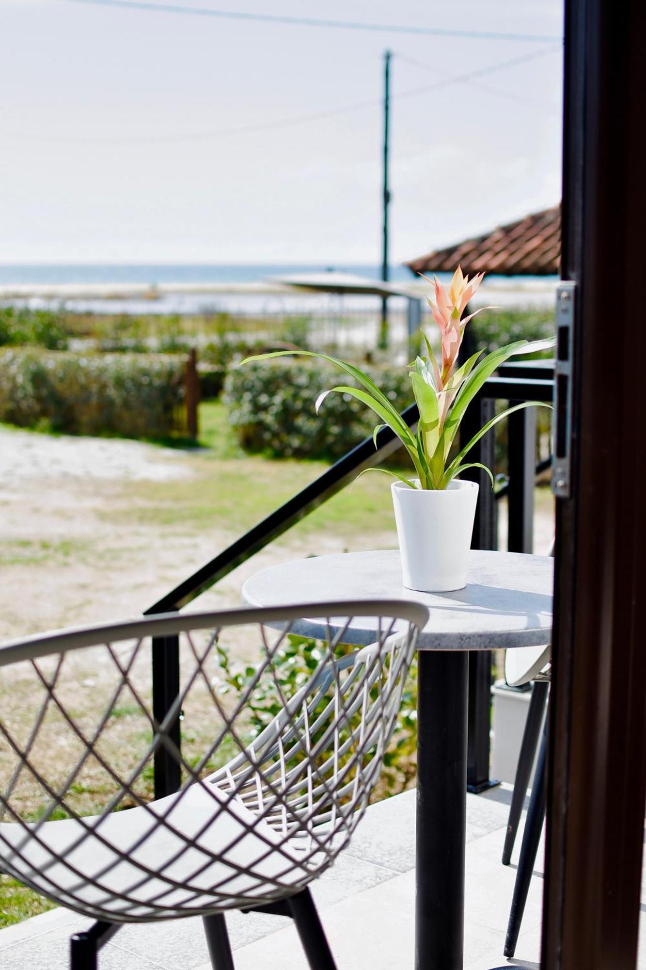 Room Nine 9 Beachfront Apartments Nea Kallikrateia ภายนอก รูปภาพ
