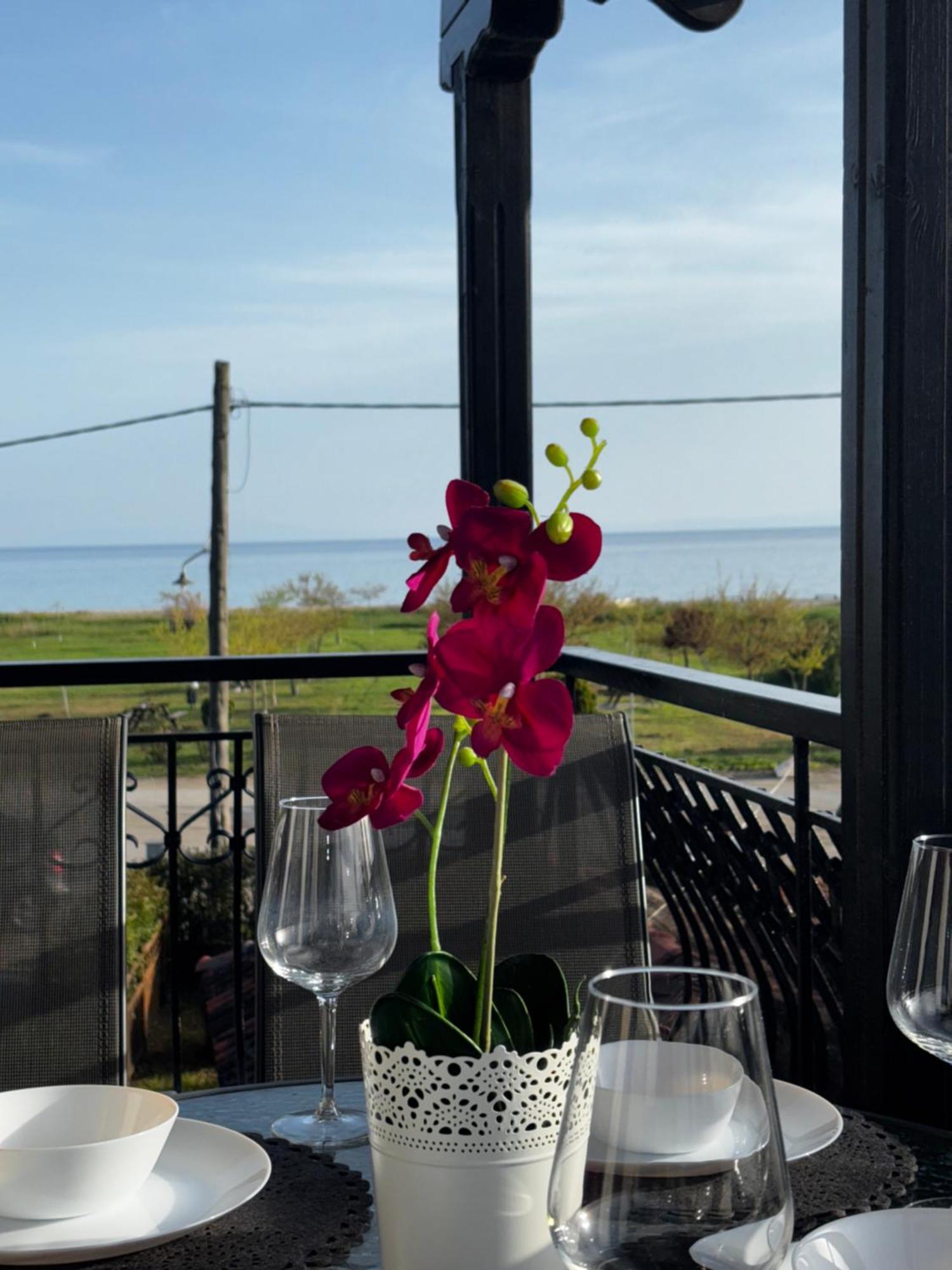 Room Nine 9 Beachfront Apartments Nea Kallikrateia ภายนอก รูปภาพ